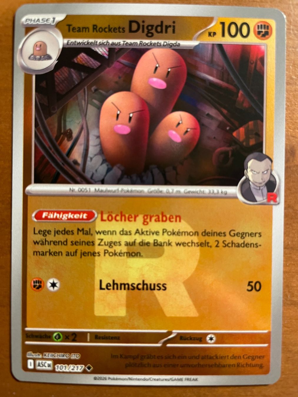 Pokémon Cartes à collectionner: Pokemon Team Rockets Digdri Reverse (Versand gratis) – Neuf (Voir description) à Chur par Angerson