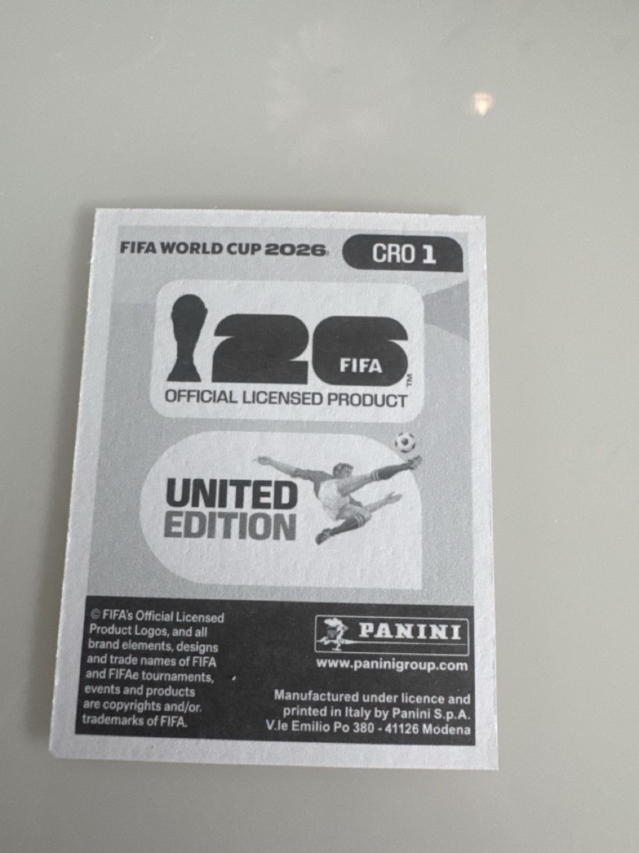 Panini Carte collezionabili: Panini 2026 Kroatien CRO1 – Nuovo (secondo la descrizione) da Bern venduto da akl_sy9s 1