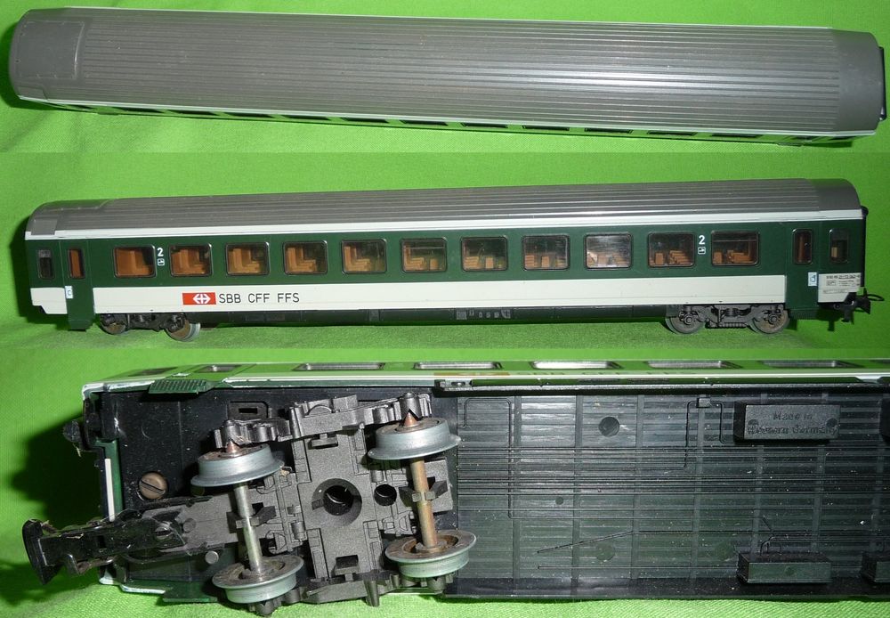 SBB Intercity 2.Kl. Wagen Nummer 042-6 Märklin 4124 Relex sg (Gebraucht ...