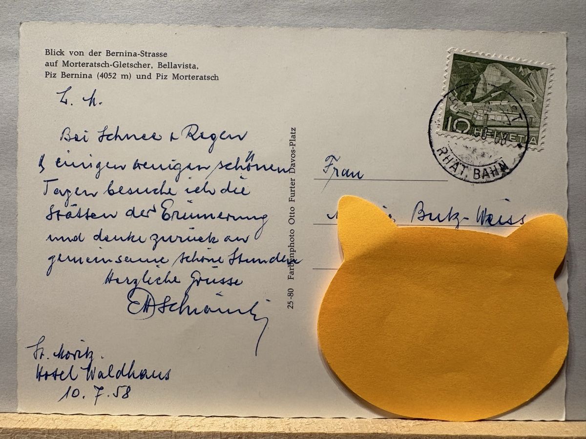 Cartoline postali: AK von Morteratsch Gletscher – Usato da Rümlang venduto da Brieftaube1 1