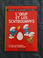 Les Schtroumpfs "L'Oeuf Et..." Dos Rond Vert EO 1968 TBE