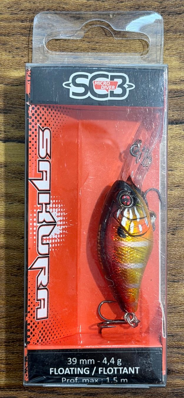 Esche: Sakura SCB Crank Micro 3.9cm / 4.4g – Nuovo e nell'imballaggio originale da Widnau venduto da Fishingtackle_Oggy 1
