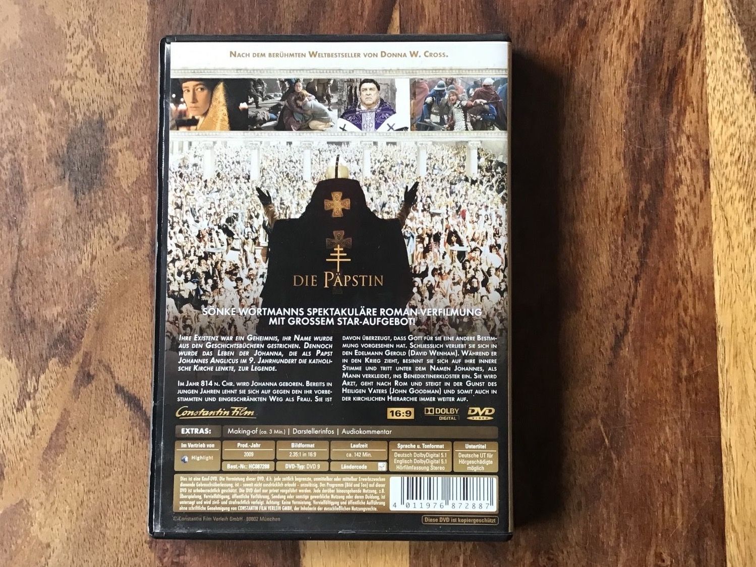 Tutti i DVDs: DVD Die Päpstin – Usato da Giswil venduto da Pingu109 1