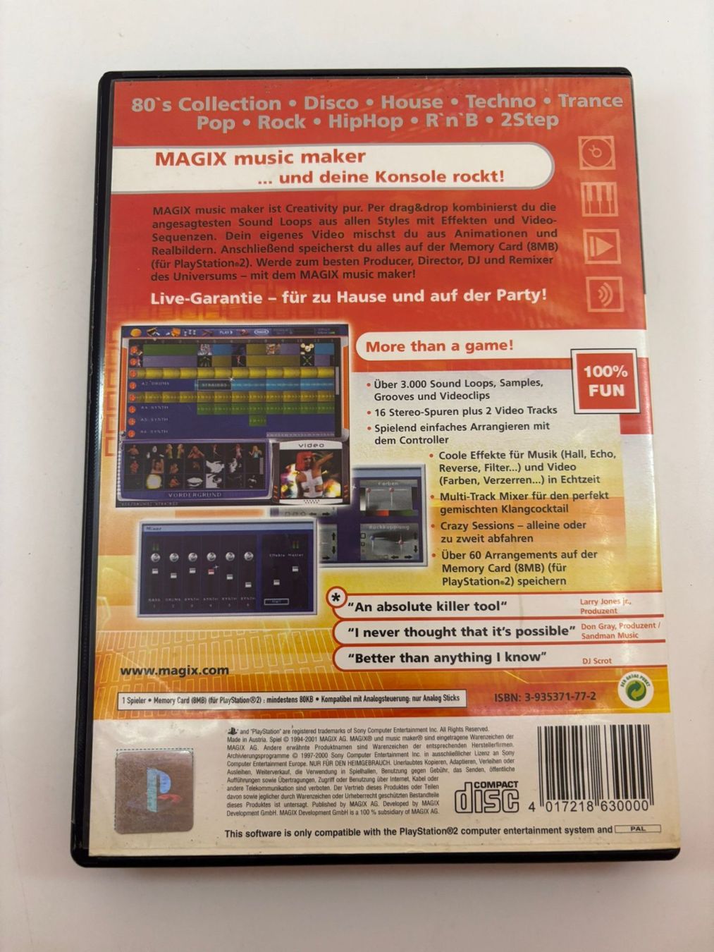 Giochi: Music Maker (PS2) – Usato da Herisau venduto da Seyashop1 2