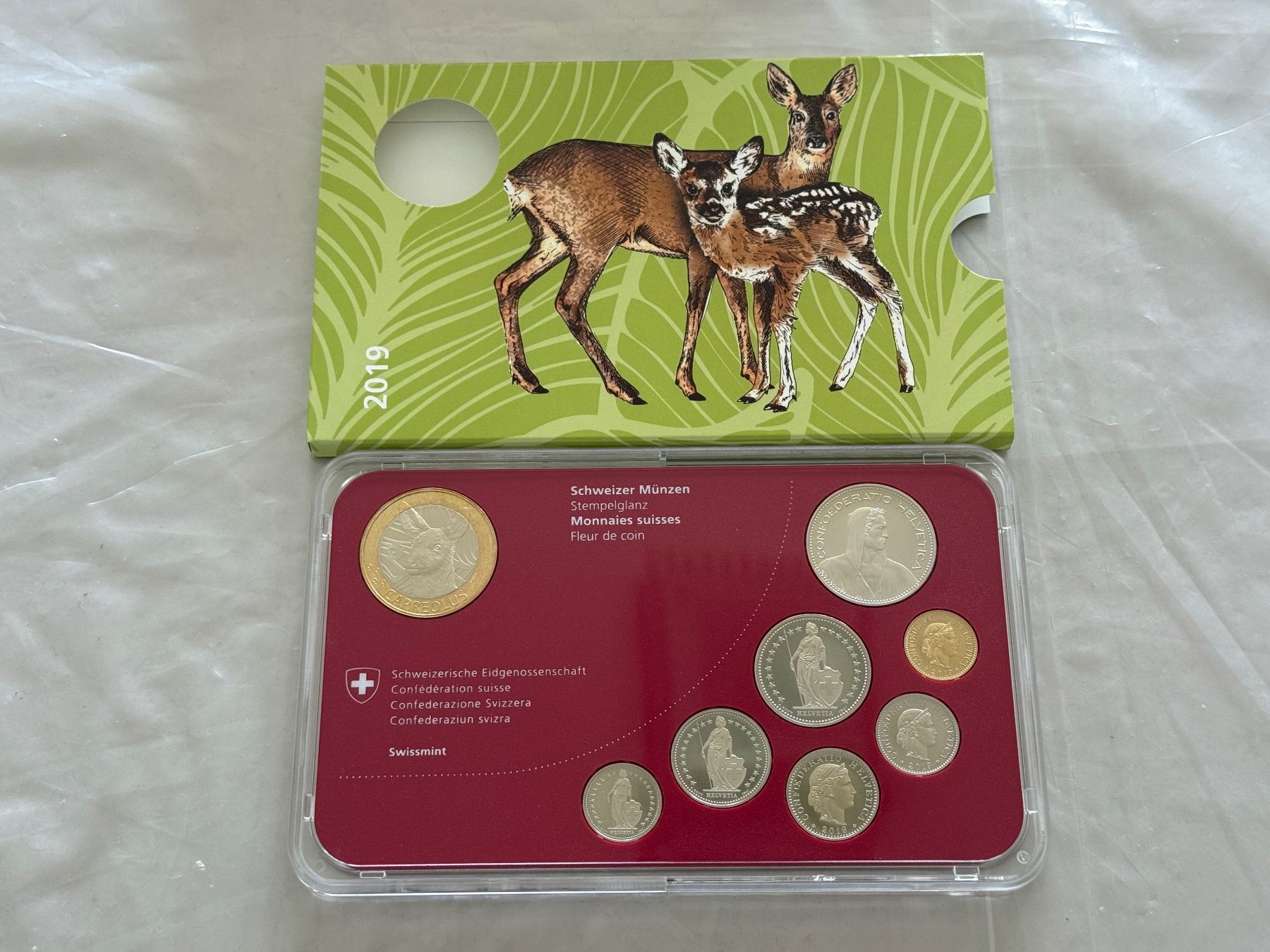 Tutti le monete: Schweizer Münzsatz 2019  Stempelglanz – Nuovo (secondo la descrizione) da Wallisellen venduto da SWISS_SILVER1 1