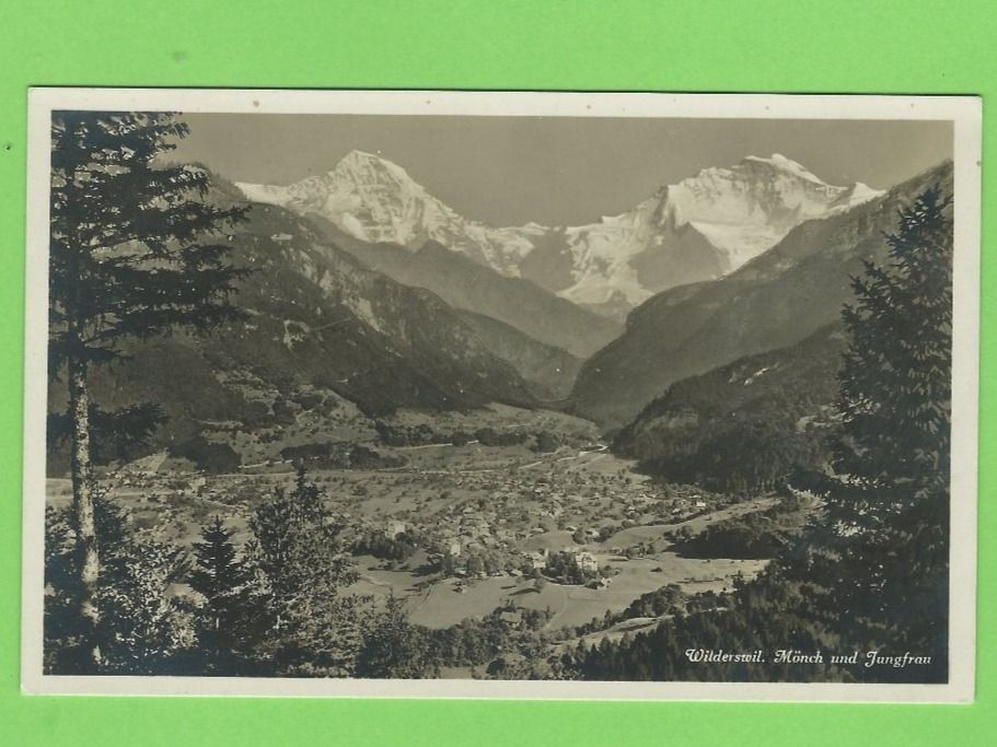 Cartoline postali: Wilderswil, Mönch und Jungfrau – Usato da Zürich venduto da t24_de