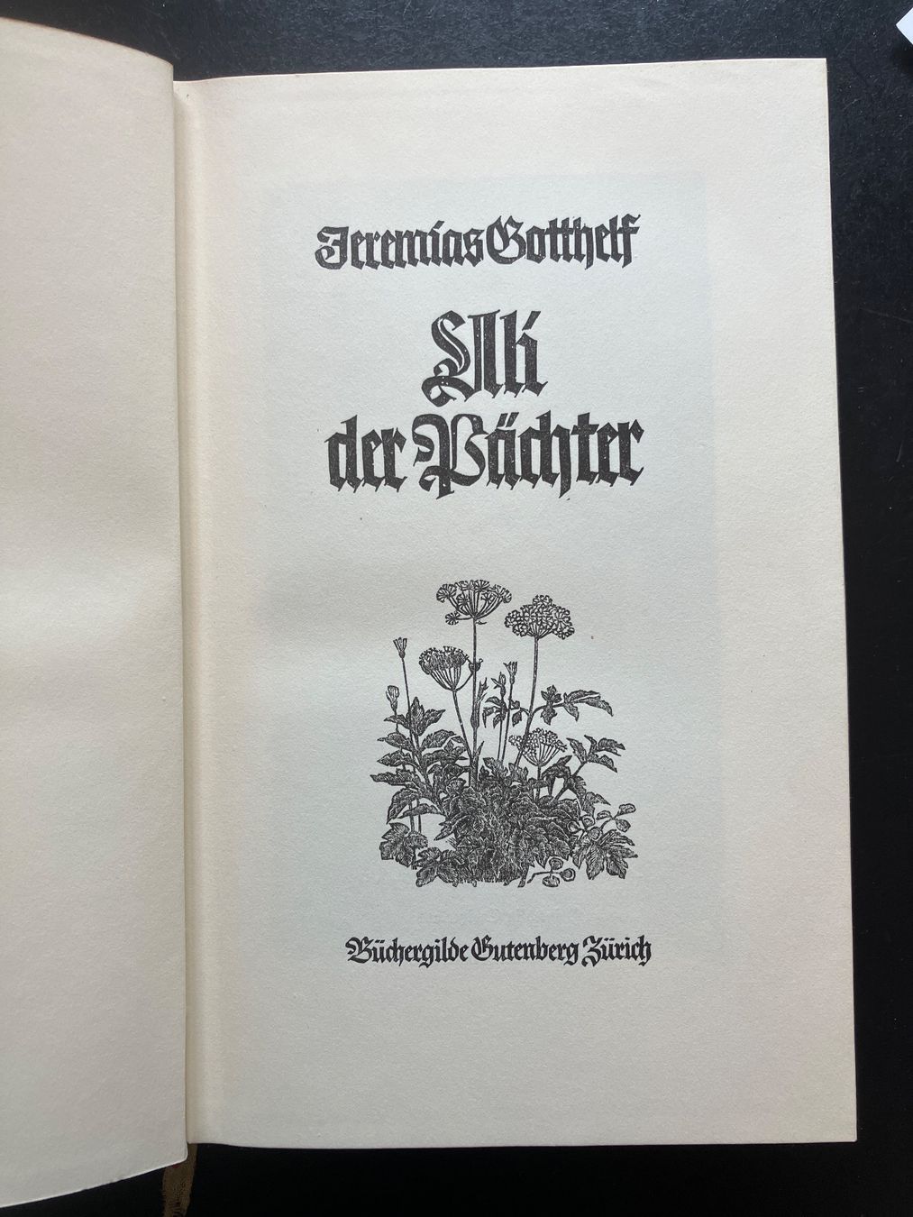 Libri: Uli der Pächter. J. Gotthelf, antik – Usato da Wangen ZH venduto da day01 1
