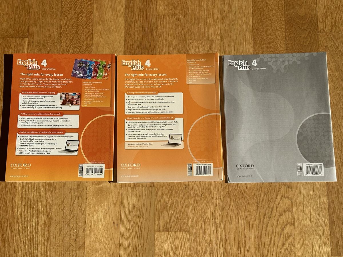 Bücher: English Plus, Workbook 4. OXFORD. New. – Neu und originalverpackt aus Uster von ustemer 2