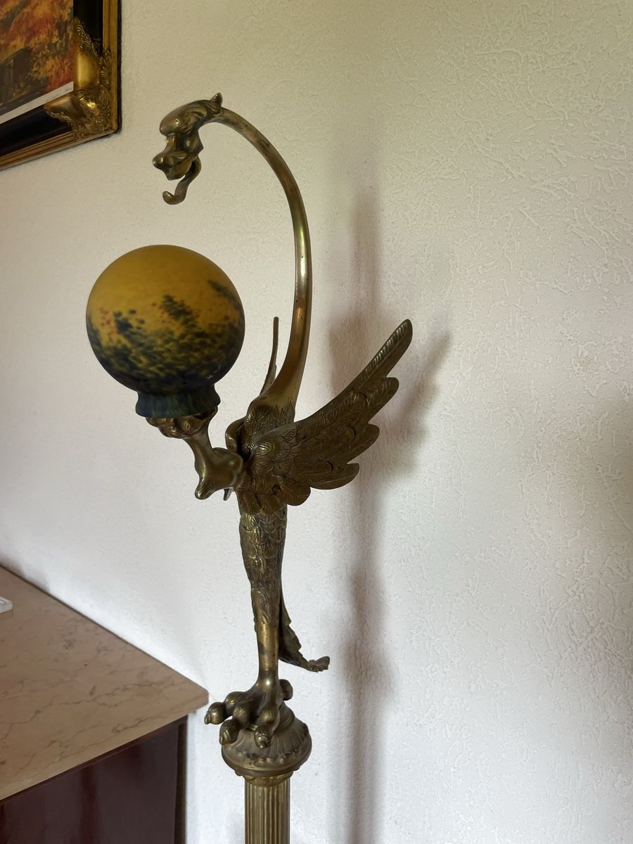 Tische: Jugendstil Beistelltisch Lampe Adler – Gebraucht aus Bern von fotolog111 9