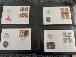8 Couvert mit Marken Fürstentum Liechtenstein (1)