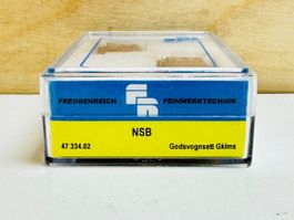 Freudenreich 2 x Güterwagen Spur Z - Top Modelle Rarität