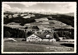 AK Heiterswil, Wattwil, Hotel-Restaurant Kurfürsten, Blick a