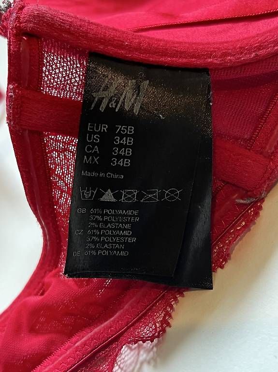 Altra biancheria intima: Roter Spitzen-BH 75B – Usato da Wädenswil venduto da esp_z8tb 2