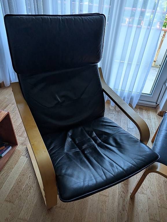 Ikea Poltrone: Ikea Sessel und Beinablage – Usato da Horgen venduto da Buhuhu 1