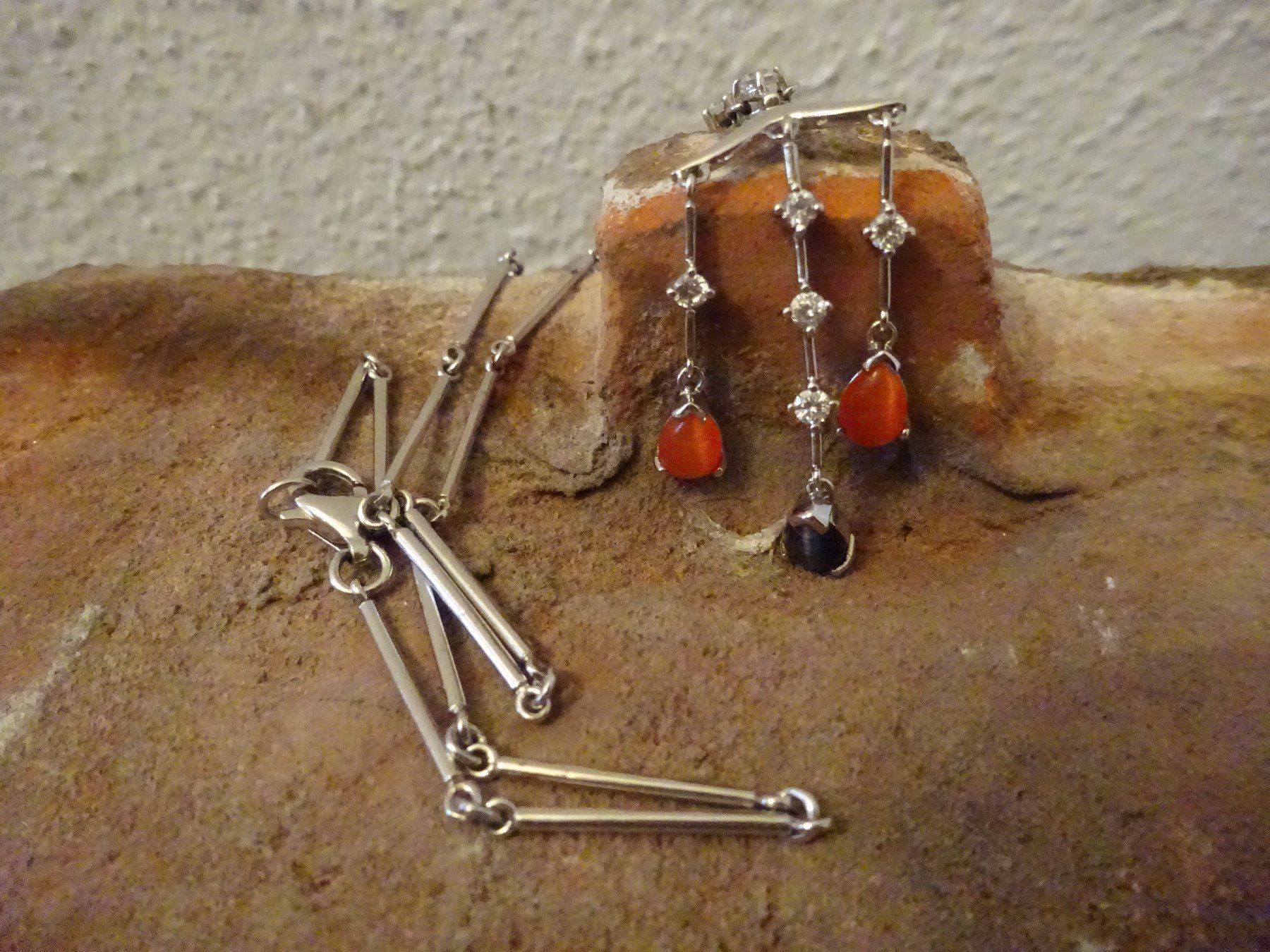 Ketten: Kette Collier Mondstein / 925 Silber – Gebraucht aus Esslingen von FetteSchnecke 5