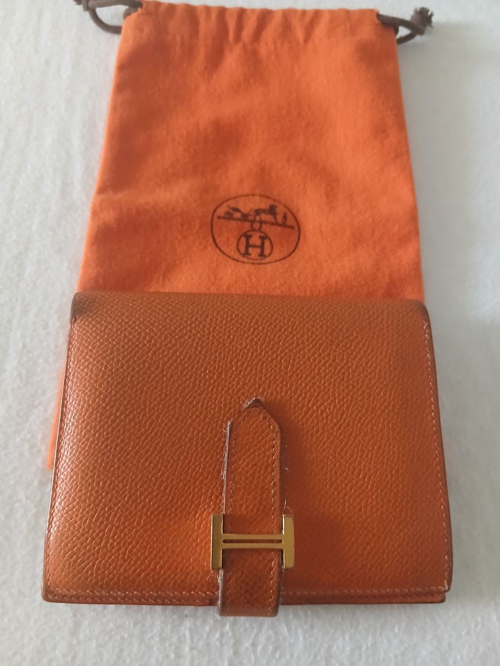 Hermès Portamonete: Hermes portemonnaie Bearn – Usato da Genève venduto da GenevaLuxury