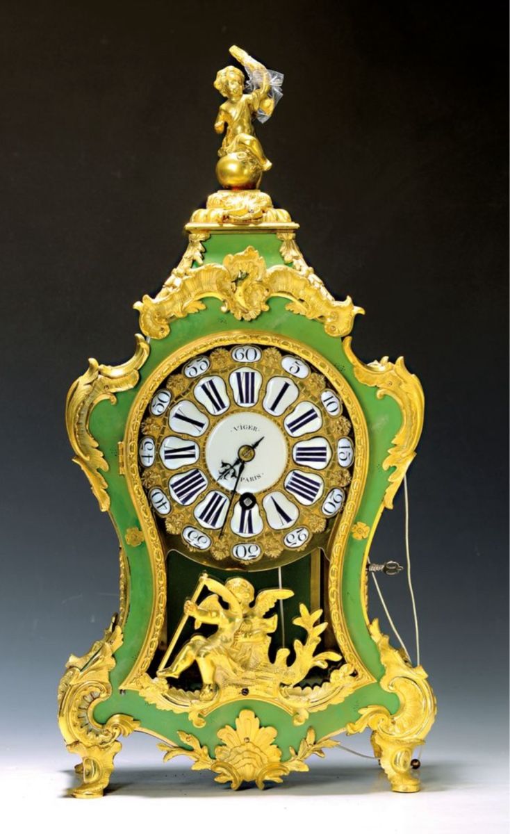 Orologi: Regence Prunk Pendule signiert Vignet Paris – Usato da Zürich venduto da Kristl_von_der_Post