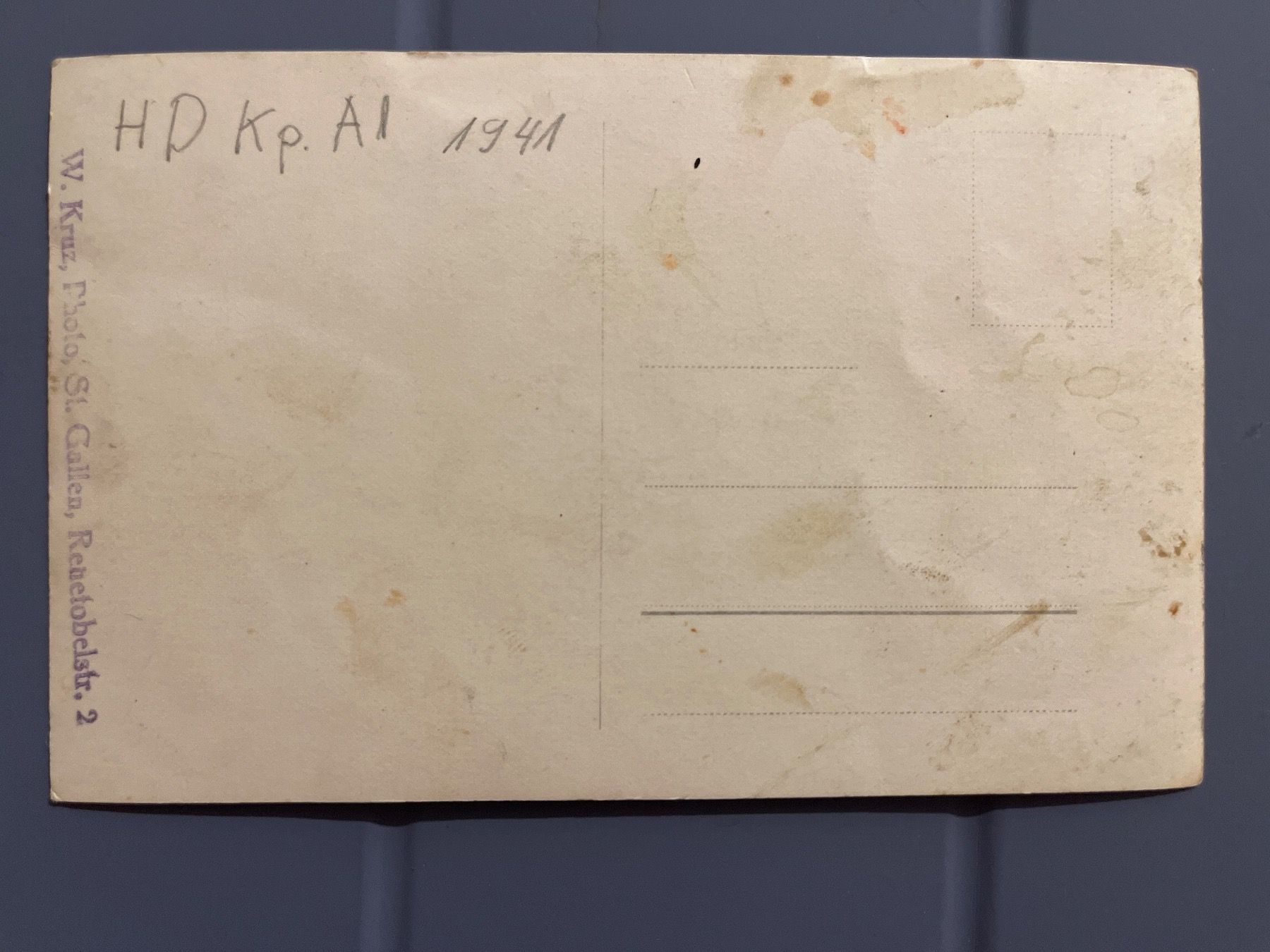 Ansichtskarten: Fotokarte 1941 HD Kp. AI – Gebraucht aus Elsau von isidobrany09 1