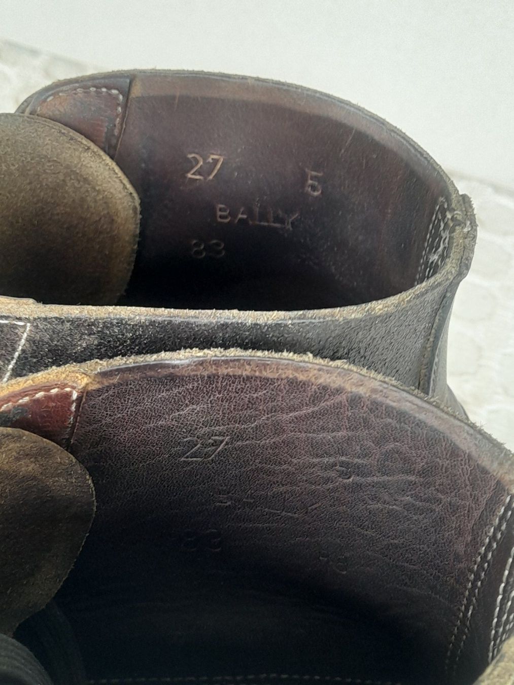 Bally Scarpe da uomo: Alte Militärschuhe/Wanderschuhe Bally 27 – Usato da Thun venduto da Treff.....e 3
