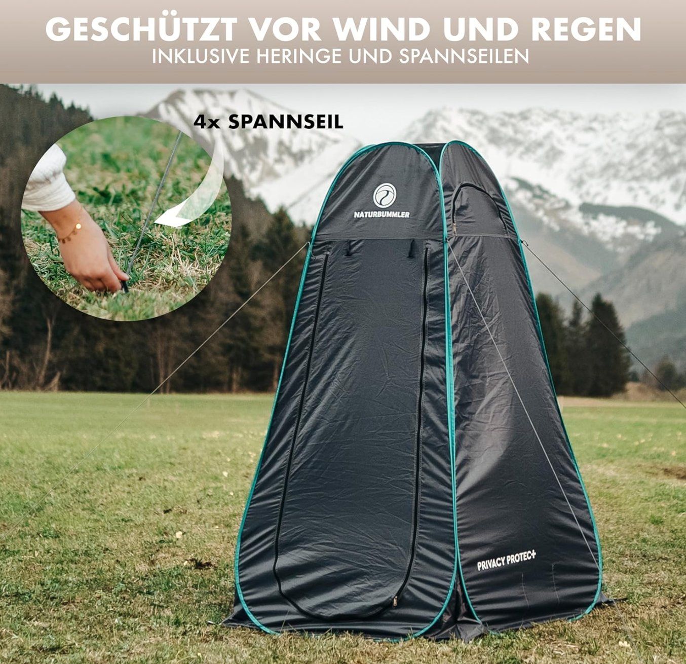 Tende : Duschzelt Naturbummler – Nuovo (secondo la descrizione) da Sursee venduto da cadarso