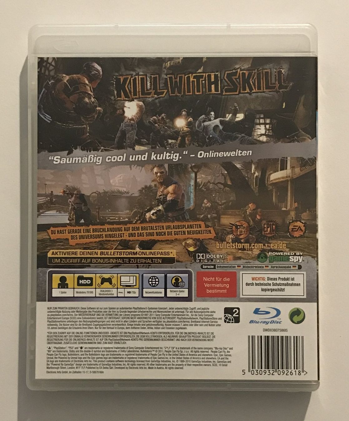 Spiele: PS3 - Bulletstorm – Gebraucht aus Allschwil von Bullach 2
