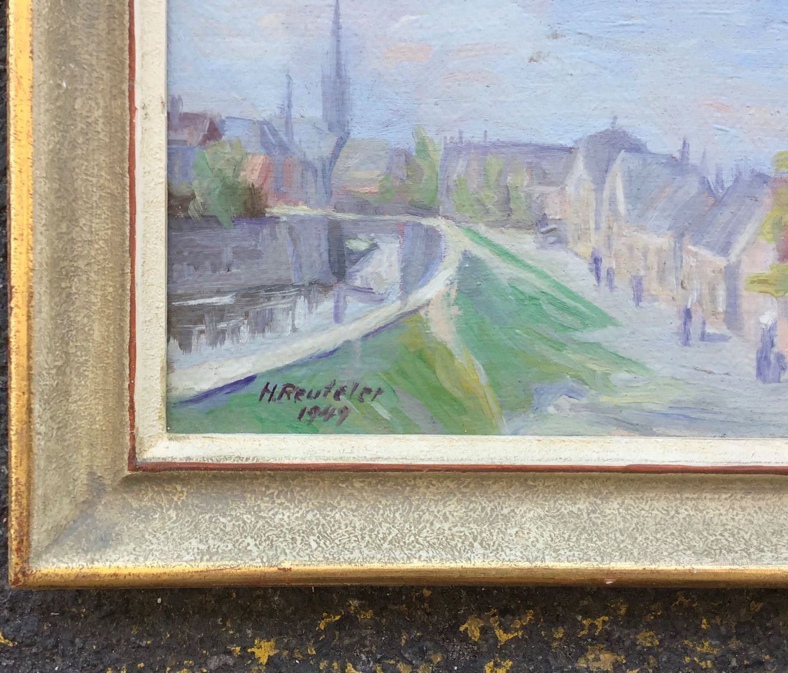 Dipinti: Hans Reuteler / Bern / Original – Usato da Wilchingen venduto da beamega 1