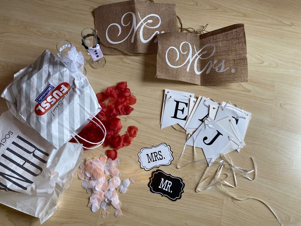 XFSRG Brautaccessoires Set - Bride To Be Set Mit Tasche & Hausschuhen