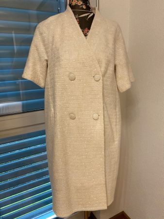 beige Mantel 38 Größe