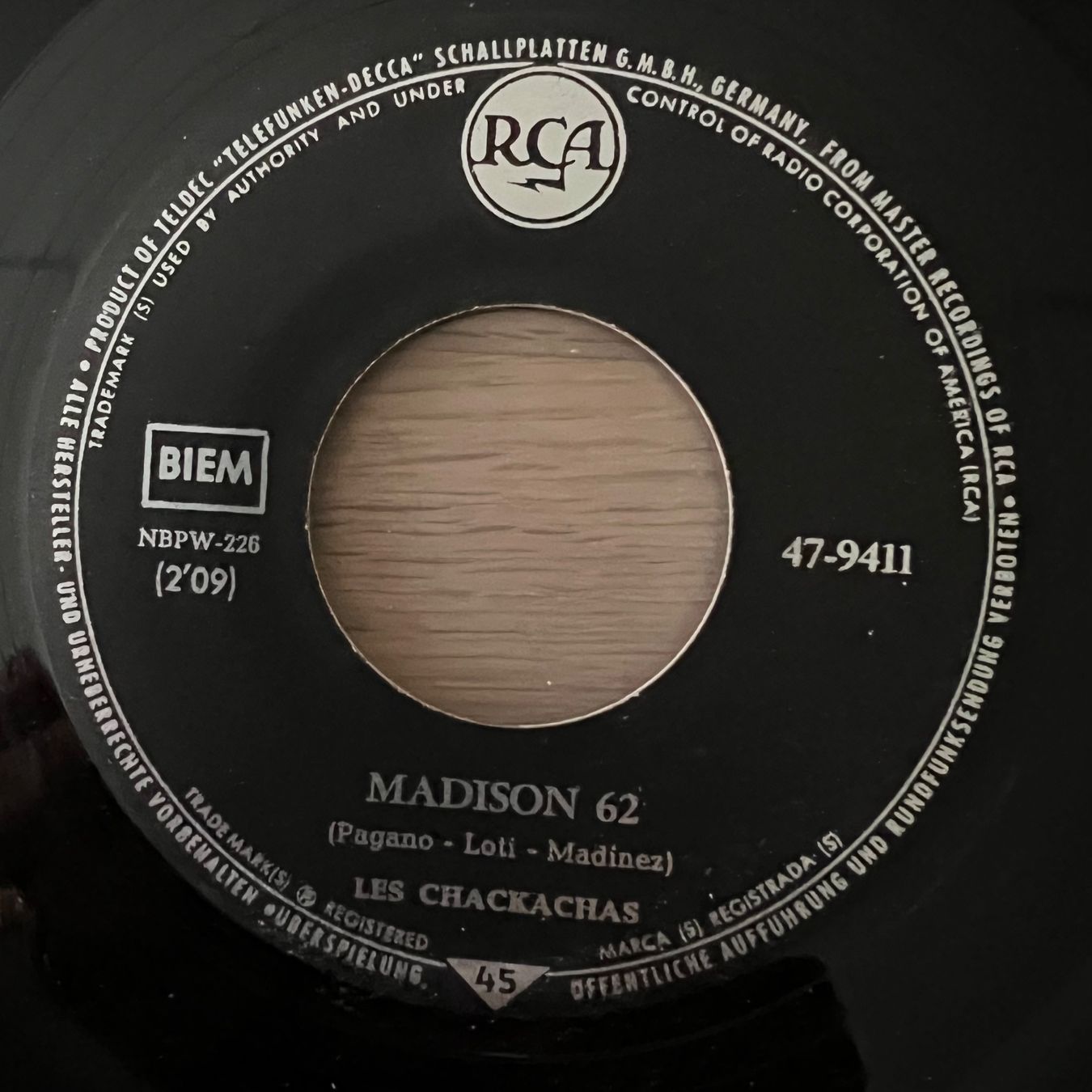 Dischi in vinile: Chackachas - Big Storm Madison / 1. D-Press. 1962 – Usato da Gais venduto da soundcave57 1