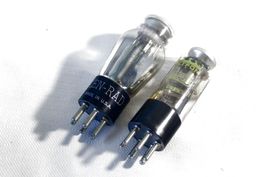 2x Röhre / Tube / Vacuum-Tube: MAGISCHES AUGE 6E5