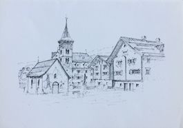 Kunstkarte Vella – Val Lumnezia GR | R. V. Marangoni