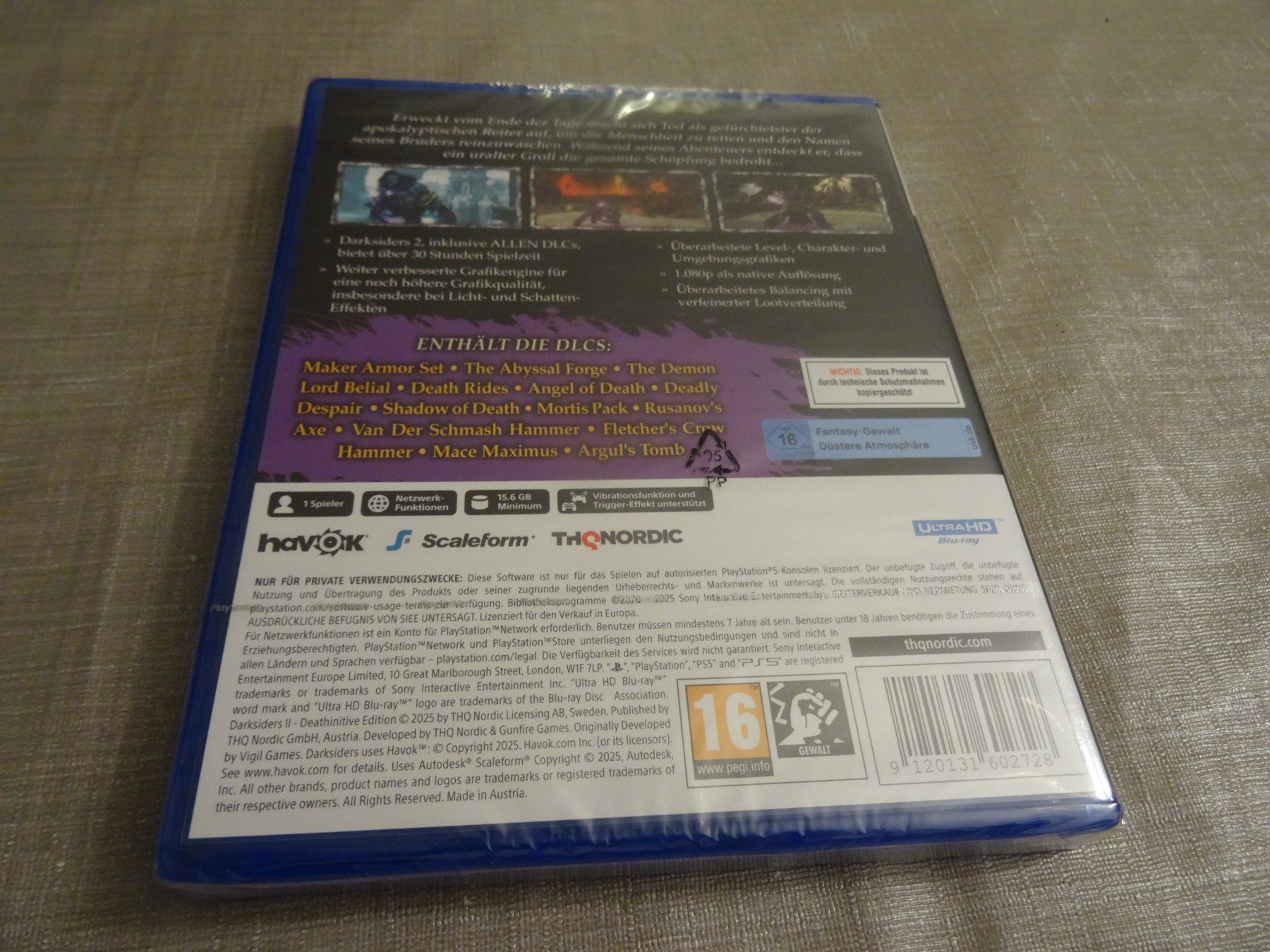 Sony Spiele: Darksiders 2 II: Deathinitive Edition PS5 - Neuware – Neu und originalverpackt aus Olten von Disc-Ausverkauf 1