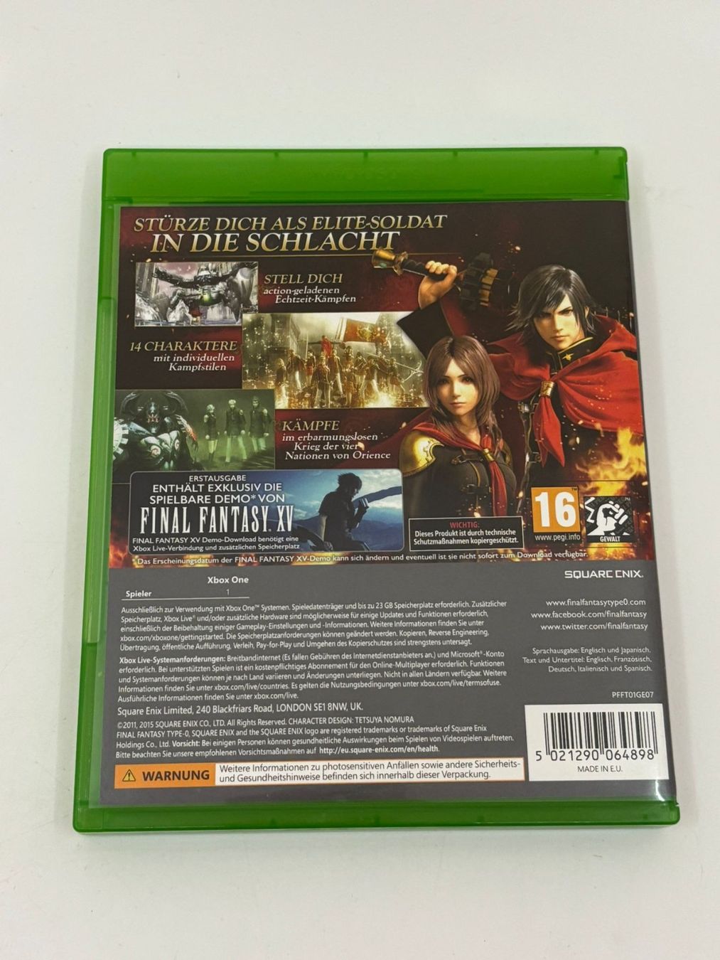 Giochi: Final Fantasy Type-0 HD (XBOX ONE) – Usato da Herisau venduto da Seyashop1 2