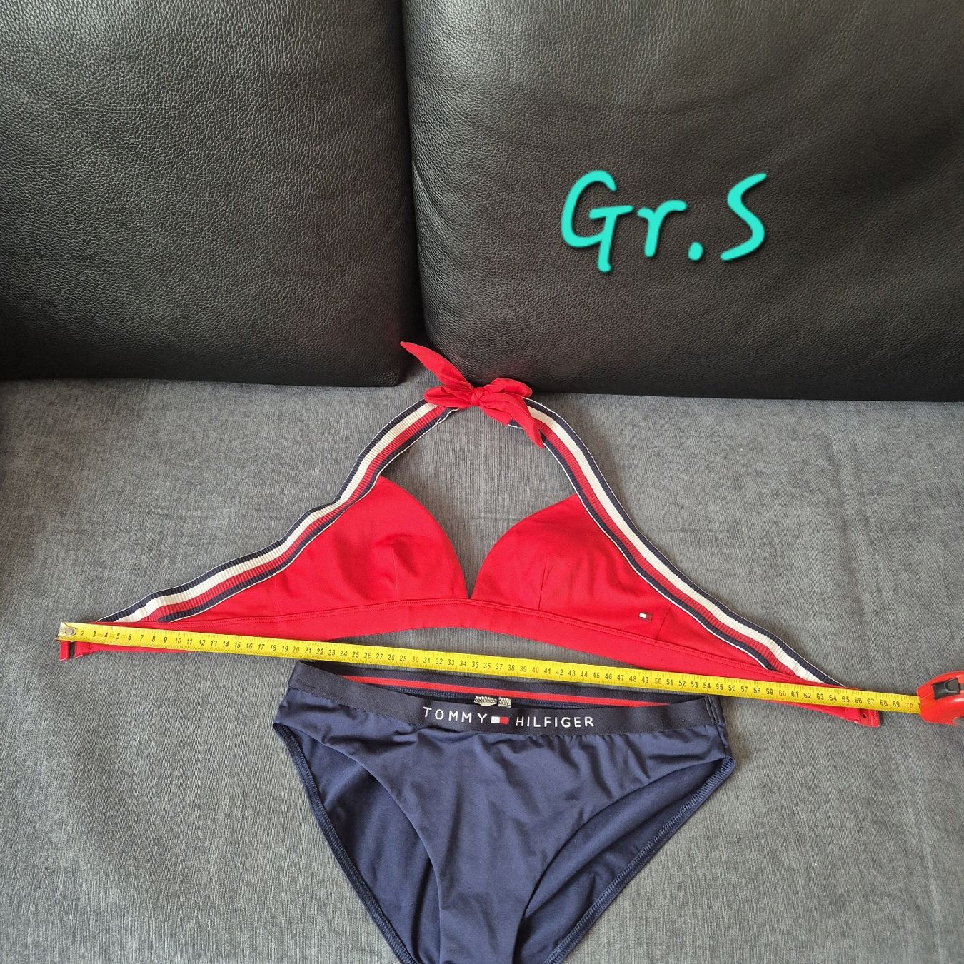 Tommy Hilfiger Costumi da bagno & Bikini: Bikini Tommy Hilfiger rot/dunkelblau Grösse S  – Usato da Münchenstein venduto da yes_l59n