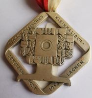 Medaille Eidgen. Kleinkal. Schützenfest Kranzausz. 1953
