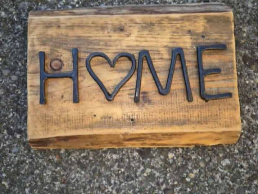 Insegne: Home Türschild Handgefertigt – Nuovo (secondo la descrizione) da Bäriswil BE venduto da Simon_Kreativwelt