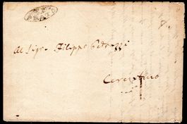 ANULLO OVALE PRATO STRAHLENSTEMPEL PER CERENTINO 1859 - ME5