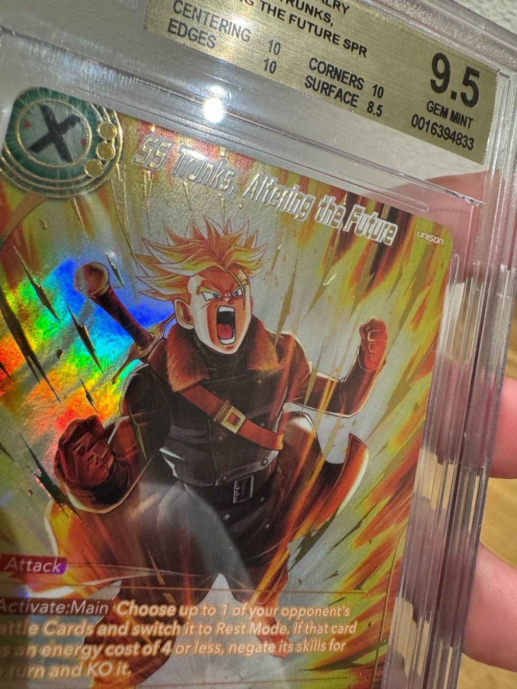 Bandai Carte collezionabili: 2021 Dragon Ball SUPREME RIVALRY - SS Trunks - BGS 9.5 – Nuovo (secondo la descrizione) da Niedergösgen venduto da Doxi-Graded-Cards 1