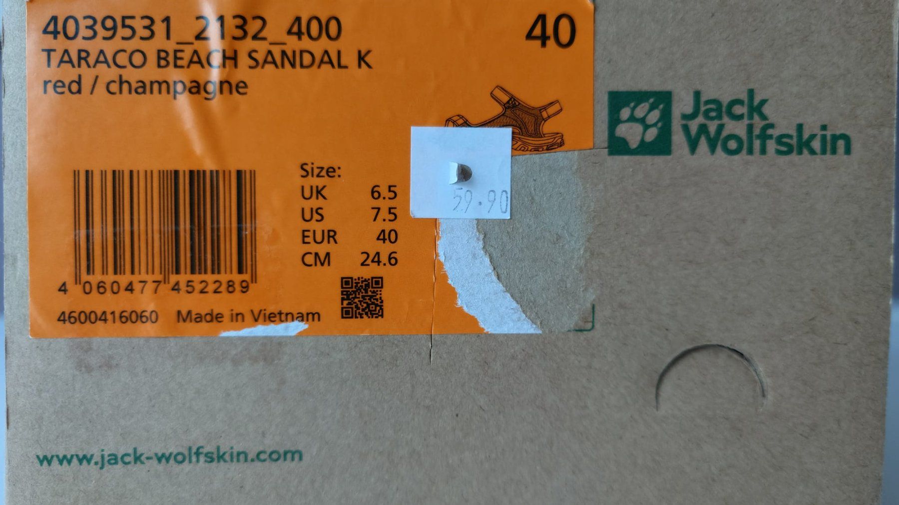 Jack Wolfskin Scarpe da donna: Jack Wolfskin Taraco Beach Sandal K Grösse 40 – Nuovo e nell'imballaggio originale da Riehen venduto da katep75 2
