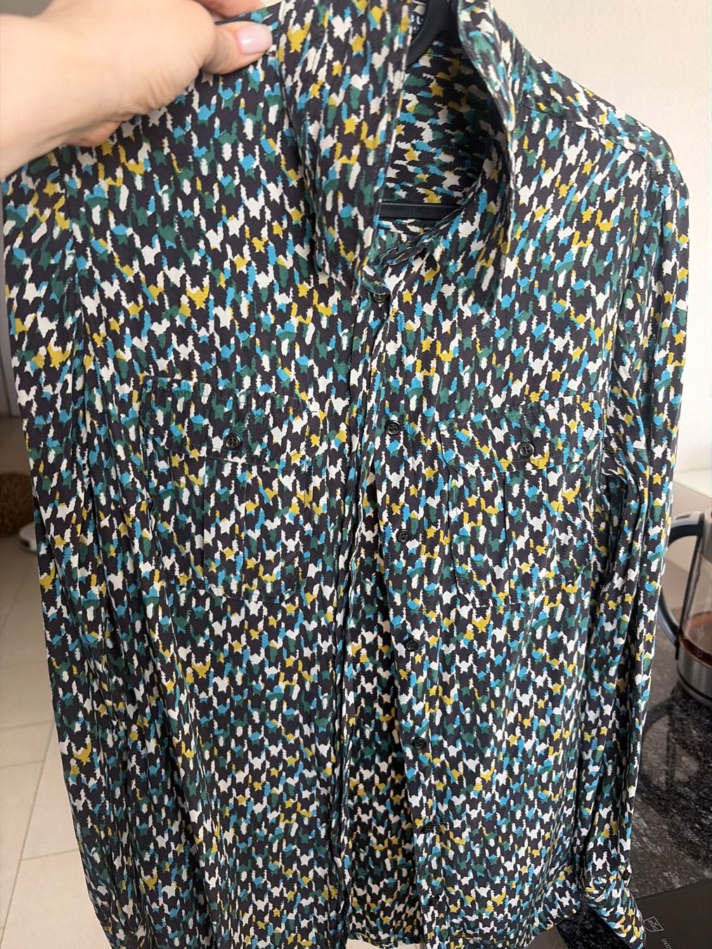 Globus Blusen: Seidenbluse 100% Seide gemustert Gr. 36 Globus – Neu (gemäss Beschreibung) aus Wallisellen von Lan_82sz 4
