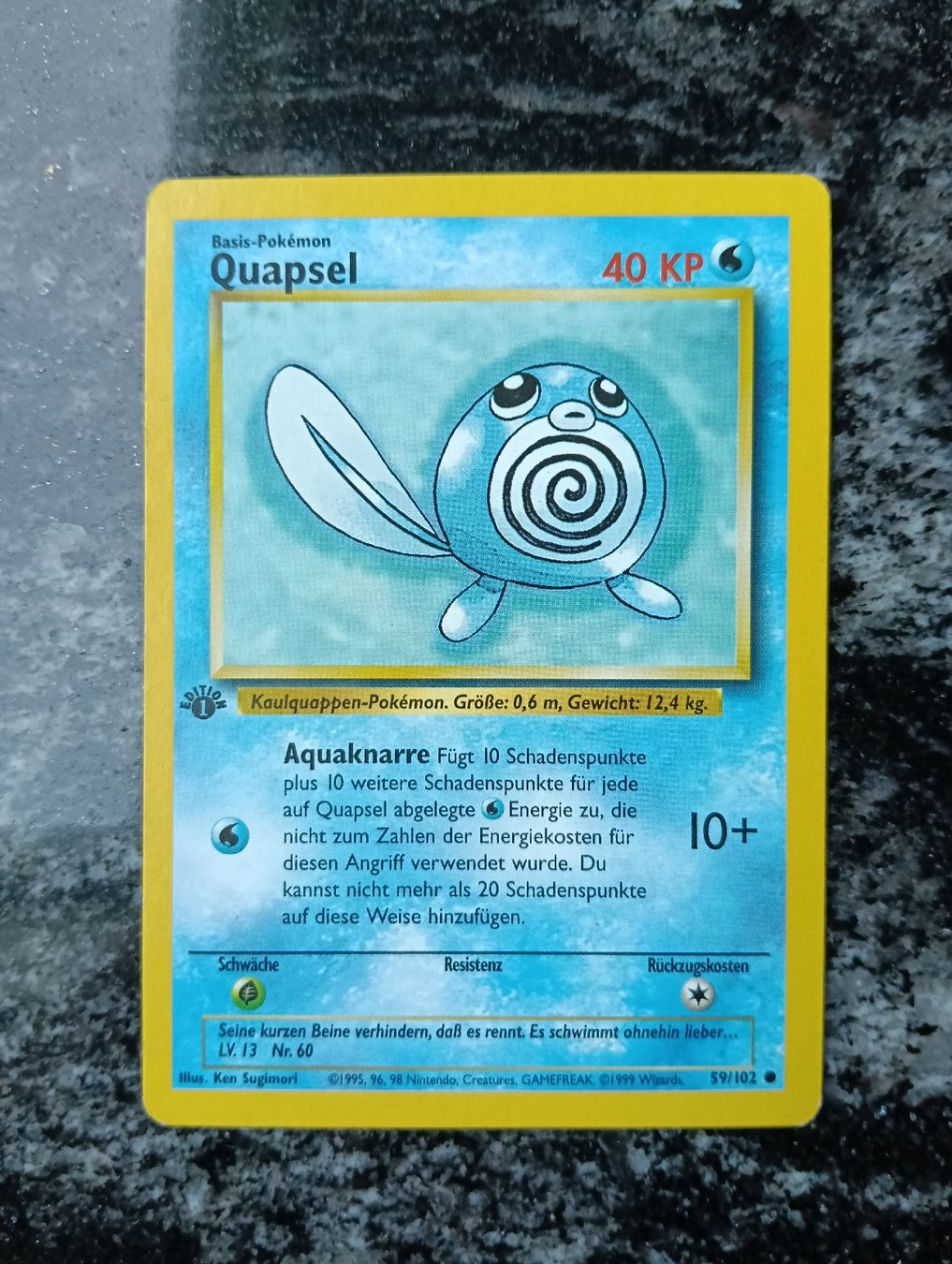 Pokémon Carte collezionabili: Pokémon Base Set 1 Edition Quapsel  – Usato da LEUZIGEN venduto da mic_sdh5