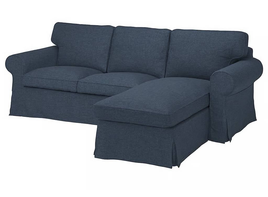 Divani: EKTORP Bezug 3er-Sofa, Kilanda dunkelblau – Usato da Basel venduto da art_prk8