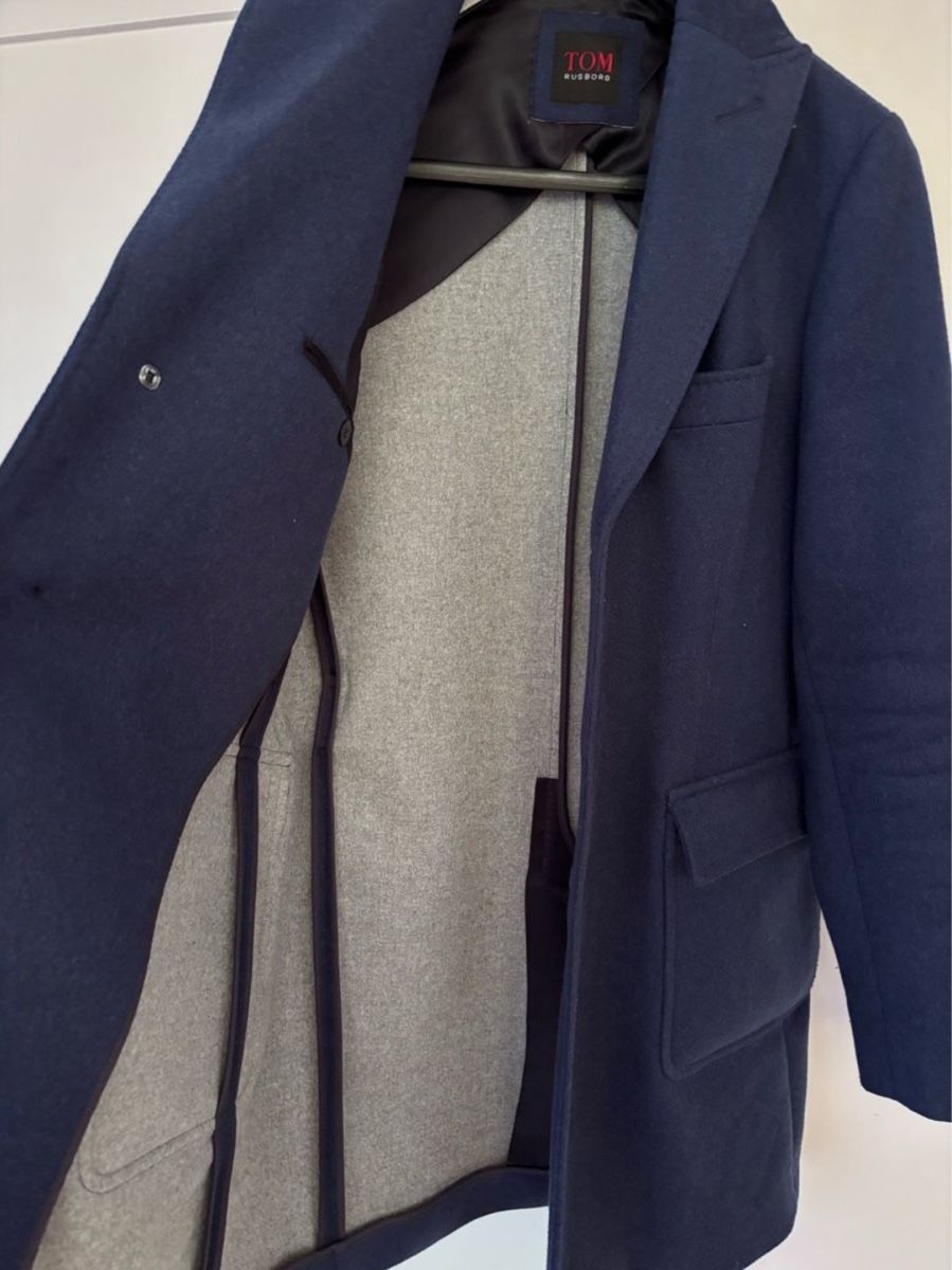 Manteaux: Tom Rusborg Wool Coat, Size 48, Elegant Winter Style! – D'occasion à Zürich par Grothschild 4