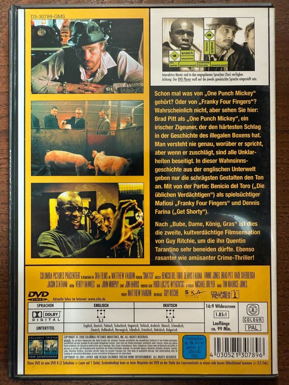 Alle DVDs: Snatch – Gebraucht aus Zürich von FilmFreunde 1