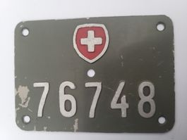 Militär VeloNummer /  Ordonnanzrad Nummer 76748 -