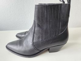 Royal Republiq Stiefeletten Leder Schwarz Gr. 39