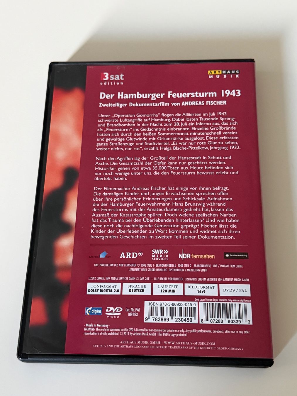 Tutti i DVDs: Der Hamburger Feuersturm 1943 DVD – Usato da Altstätten SG venduto da sheamus 1