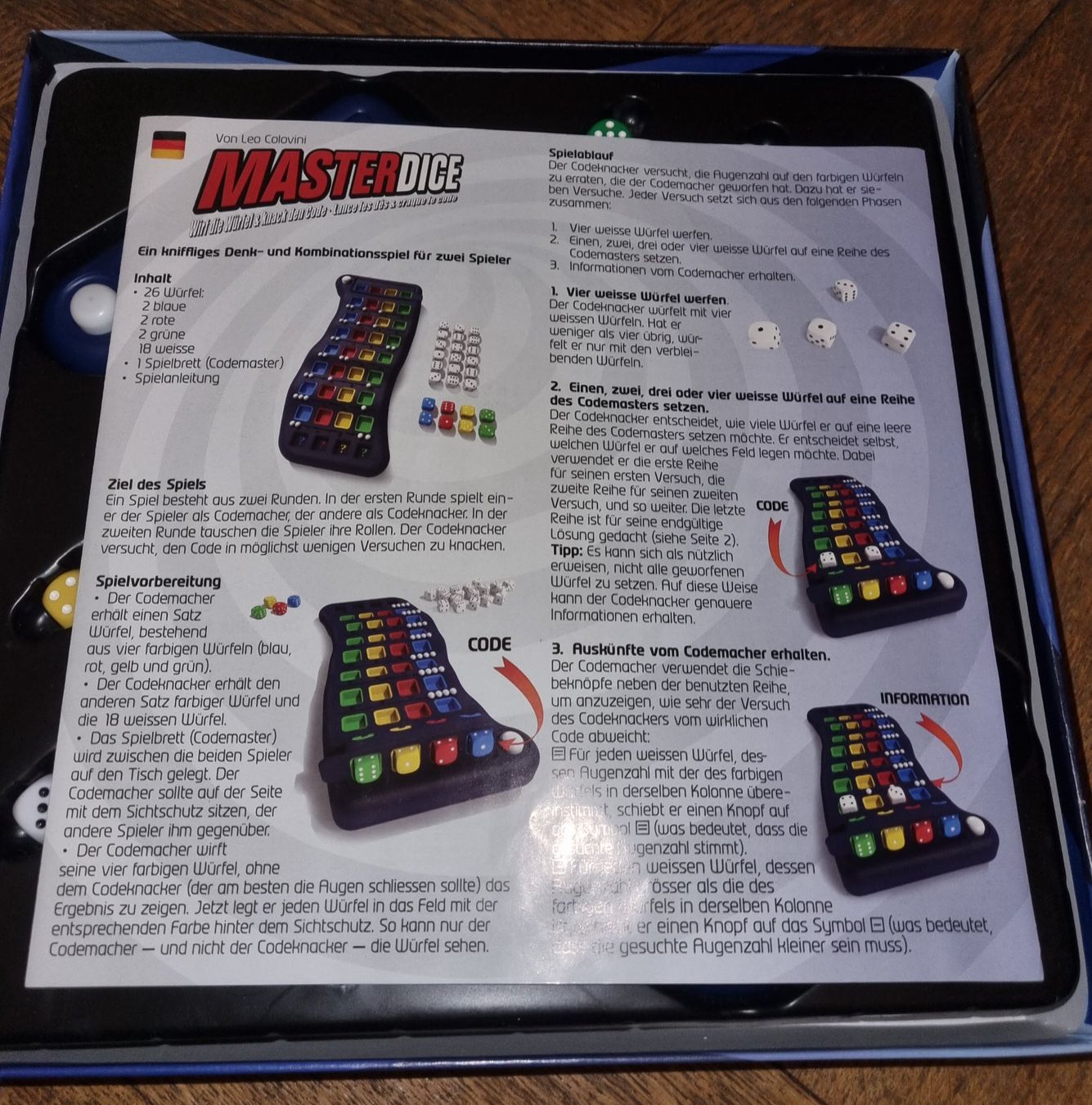 Giochi: Master Dice Jeu de Société - Lance les dés... – Usato da Fribourg venduto da jarmilka 6