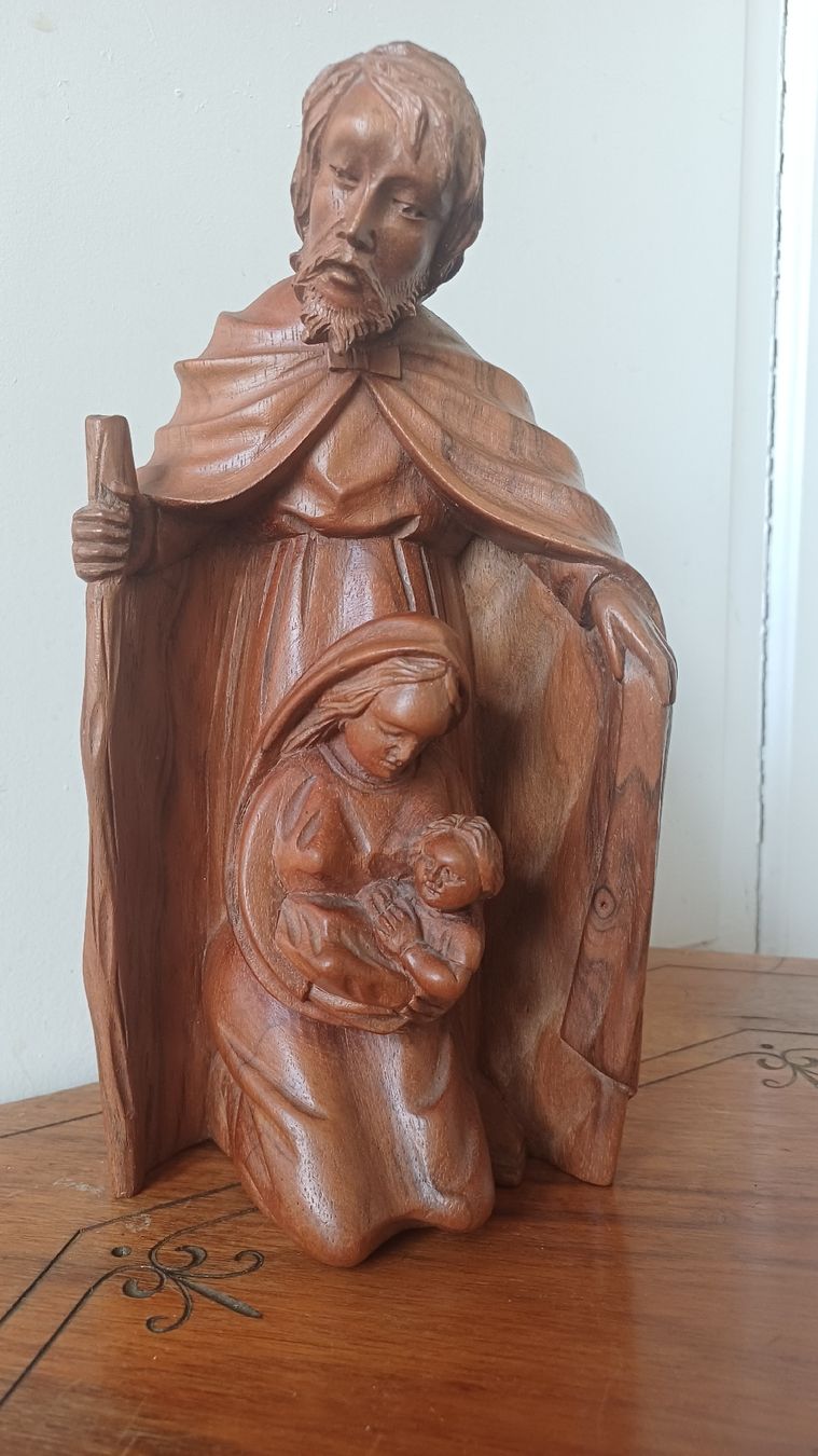 Statuette: Schöne geschnitzte Heiligenfigur  – Usato da Flawil venduto da Naphtali 8