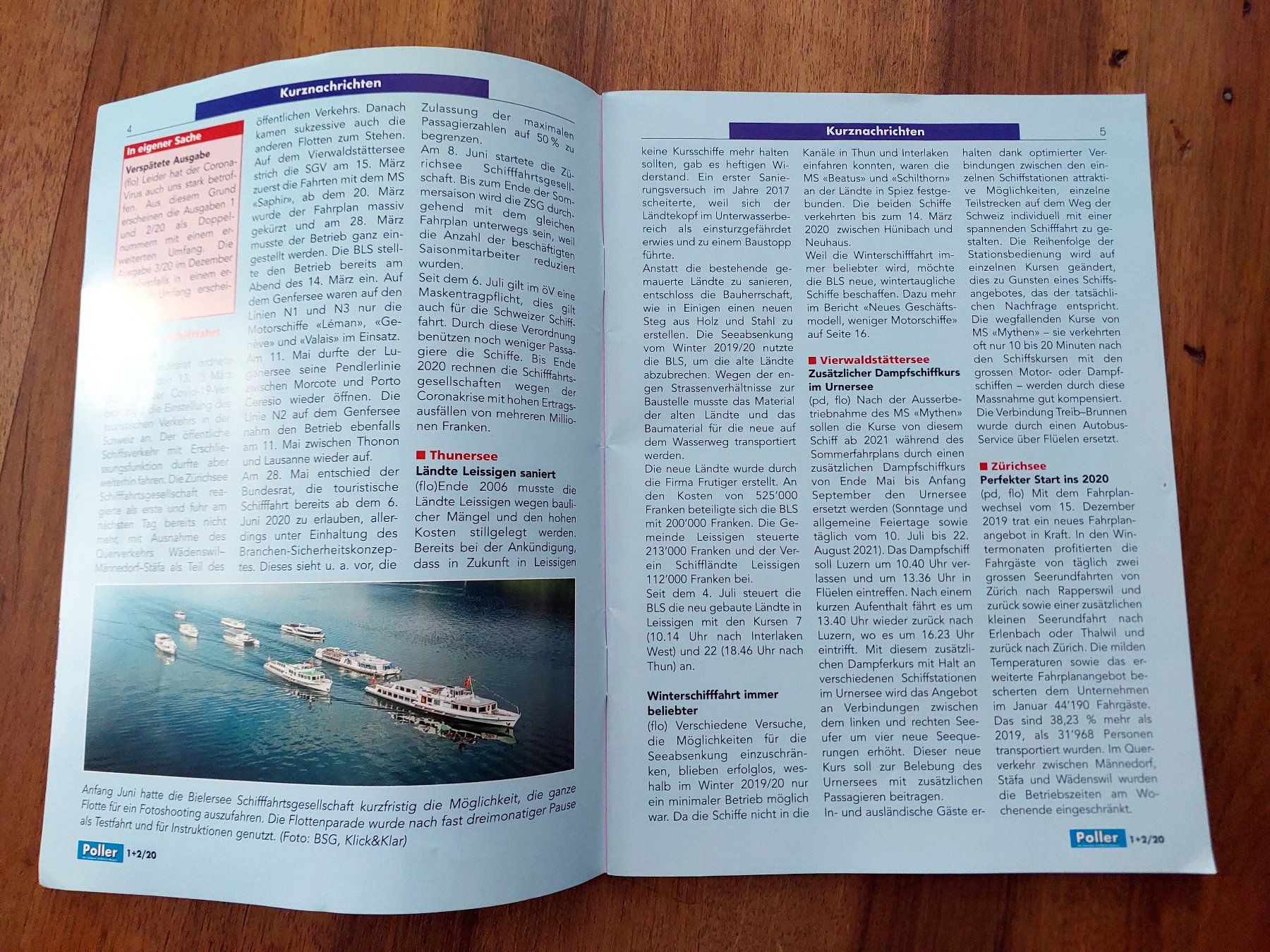 Riviste & Magazine: Poller Schiff-Magazin 1+2/2020 - Prellbock – Usato da Schönenwerd venduto da Steidi 2